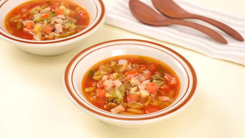 1食分の野菜が摂れるヘルシーミネストローネ